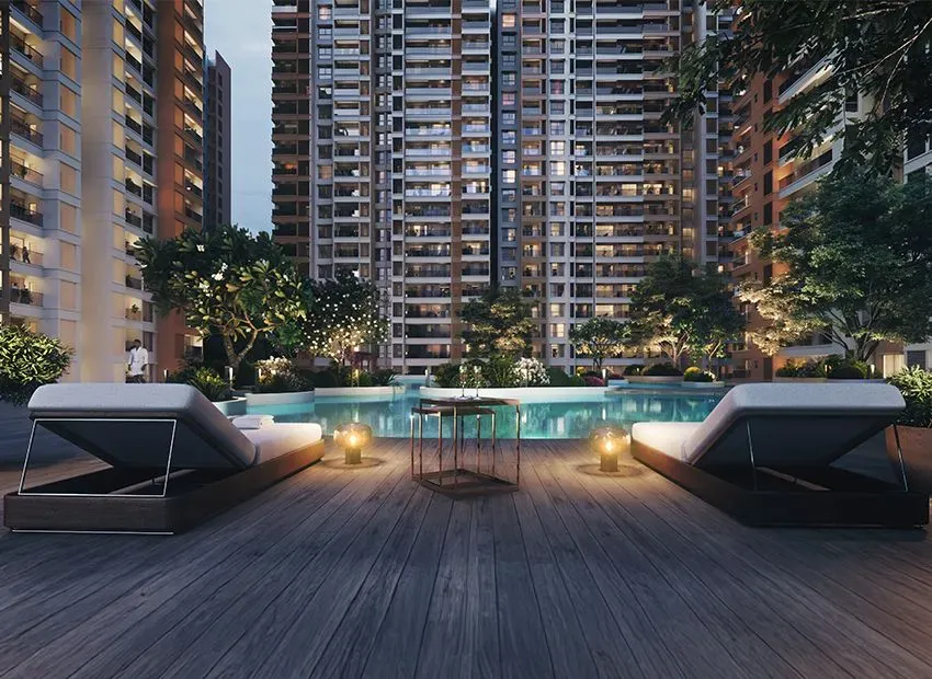 Godrej Regent Park concept walking trails and cycling paths